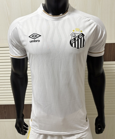 2627 Santos Home player version soccer jersey